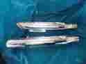 80293-99af Harley-davidson Harley Davidson Pair Of Screamin Eagle Ii 2 Dyna Mufflers