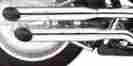 80445-03 Screamin Eagle Harley-davidson Ii Slip-fit Shotgun Mufflers Slash-out