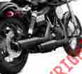 80794-10 Harley Davidson Screamin Eagle Dyna Street Performance Slip-on Shortly Dual Mufflers Black Nib