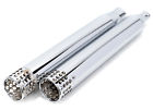 8480 Lifeline Chrome Mufflers Drilled Tips Exhaust Pipes Harley Touring Blem