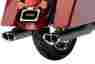 8672664 Cobra Tri-oval Slip-on Mufflers Black Harley Fltcui Ultra Classic Tour Glide 96