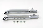 883l-1200cc 30-0358 V-twin Manufacturing Wyatt Gatling Chrome Turn Out Mufflers Tc-88 Sportster Xl 2007-2013