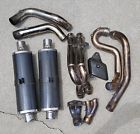 916-748 Ducati Polished Stainless Carbon Fiber Full Exhaust System