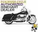 500-0103c 95-up 5000103c Rinehart 4 Black Slip On Mufflers W Chrome Tips Harley Evo Twin Cam