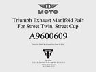 A9600609 Triumph Exhaust Manifold Pair For Street Twin Cup