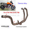 Ada0058319962020803804 Kolightning Motorcycle Exhaust Header Connect Link Tube Titanium Alloy For