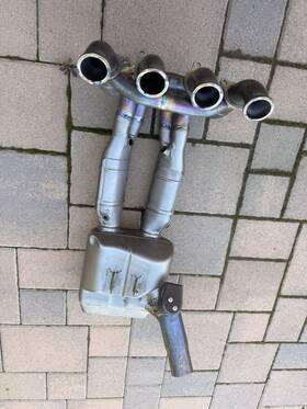 18519832047 Akrapovic 2020 2025 S1000rr Oem Titanium Headers Exhaust System Bmw M1000rr