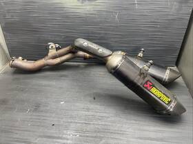 7878-78967 Akrapovic 2012 Yamaha Yzf R1 Exhaust Carbon Fiber Mufflers #11624