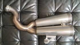 8356906 Akrapovic Exhaust From 2018 Bmw R9t Scrambler 1200