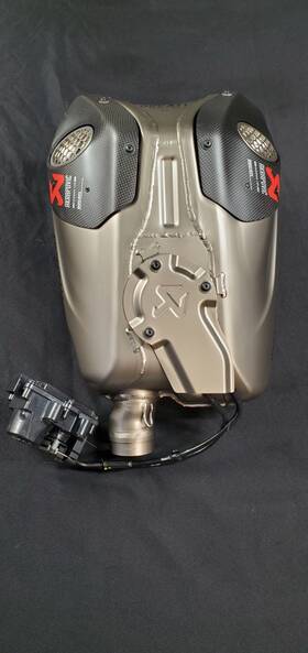 96414111aa Akrapovic Oem Ducati Performance Titanium Exhaust Silencer 2024 Panv4 With Motor
