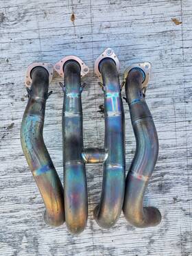 H-y10et2 Akrapovic 2015-2025 Yamaha Yzf-r1 R1m Titanium Headers