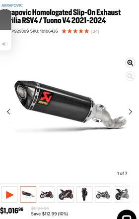 S-a10so13-rc Akrapovic - Slip-on Line Exhaust Carbon Fiber Muffler