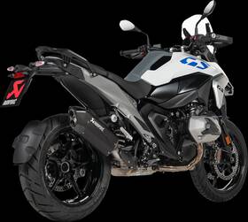 S-b13so4-hjgtbl Akrapovic Slip-on Line Muffler - Titanium Black Fits Bmw R 1300 Gs