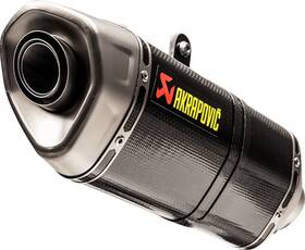 S-h7so5-hrc Akrapovic Slip-on Muffler Carbon Fiber #s-h7so5-hrc For Honda Cb750 Hornet 2025