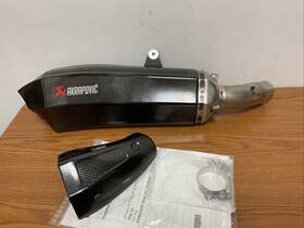 S-k10s015-hhx2c Akrapovic Slip-on Exhaust Kawasaki H2 2015 Carbon Fiber Read Description