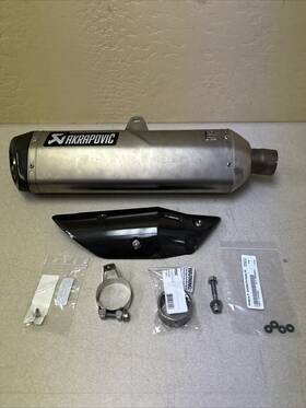 S-t9so3-hrt Akrapovic Slip-on Exhaust Triumph Tiger 850 / 900 Gt Rally 20-23