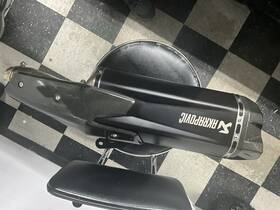 Sk10so31hgitbl Akrapovic Zh2 Terminale Slip-on Titanio Nero Per Kawasaki Z H2 1000 2020-2024 Srv