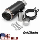 Alc1418666 Matcc Universal Carbon Fiber Cylinder Exhaust Muffler Atv Quad