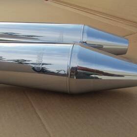 06.1978 Andover Norton 06.1978/x/l Commando Exhaust Silencers Mufflers Logo Nos