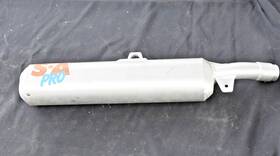 05-3439 Answer Vtg Yamaha Yz250 1989 Oval Pro Silencer Nos Exhaust Pipe Muffler Arrestor
