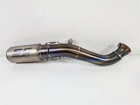 A04-36 Aprilia 2014 Rsv4 Rr Factory Sc-project Cr-t Titanium Slip On Exhaust Muffler