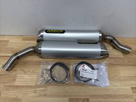 71687ao Arrow Thunder Slip-on Exhaust Yamaha R1 2004-2006 Aluminum/stainless Steel