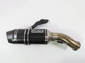 71806mk Arrow 2013 Ducati Hypermotard 821 Sp Exhaust Carbon Slip On Muffler