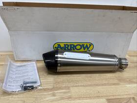 71883xki Arrow X-kone Slip-on Exhaust Nichrome For Honda Cb300r 2018-2020