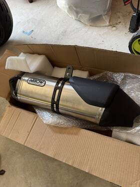 A9680029 Arrow Exhaust Silencer For Triumph Tiger 900