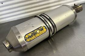31553-94 Arrow Exhaust 06-11 Kawasaki Ninja 650r And Er6n / Slip On Muffler W Mid Pipe