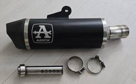 71925akn Arrow Exhaust Maxi Race-tech Slip-on Bmw R1250r / R1250rs 2019-2024 Black