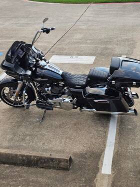 80874-3 Bad Dad Chrome Long Strokes 4.5 Inch Slip On Exhaust Pipes Harley Fl M8 Fitment 2017-2023