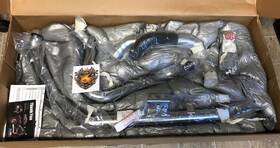 1802-0365 Bassani Installed Xhaust Down Under Headpipes Black #