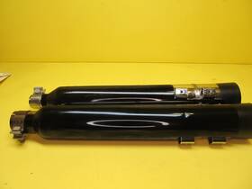 1f73dnt5 Bassani Manufacturing Xhaust Dnt Straight Can Mufflers For M8 Cvo - Chrome/black Exhaust Slip