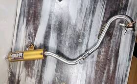 Bbr340-sa Bbr Motorsports Spark Arrestor Exhaust Pipe Muffler For Suzuki Drz125