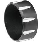 Be30t Bassani Manufacturing Fluted Billet End Cap For Firepower Black