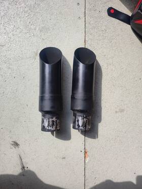 Mf-isco15-v2-bk Benson Tuning Black Shorty Gp Exhaust Tips Slip On For Indian Scout Sixty 2015-2024 1.75 Inch