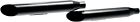 202880 - Black Mufflers Khrome Slip- Slash Hp- Cut 3in. Werks