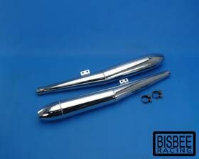 18121232920 Bmw 69-76 Airhead Exhaust Mufflers Silencers R60/5 R75/6 R90/6 R90s