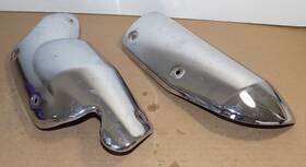 18121341523 Bmw Chrome Exhaust Muffler Heat Shields Covers Guards R1100gs R1100r 850r