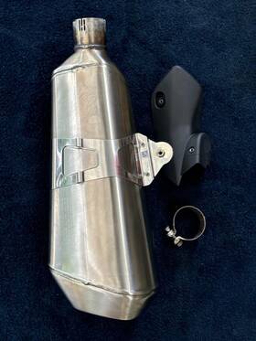 18518559515 Bmw R 1250 2024 Rear Muffler / Exhaust Silencer 8566950