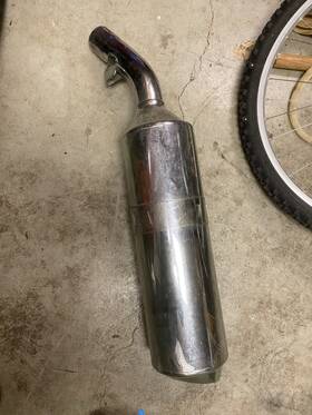 7702444-03 Bmw R 1200 Oem Motorcycle Exhaust Muffler Silencer 2005-2010