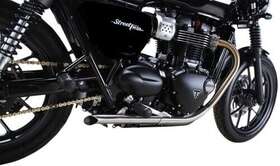 Bc902-057-br British Customs Turnout Performance Mufflers - Polished Chrome
