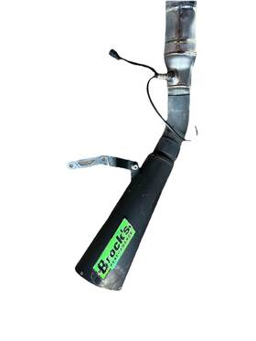 398542 Brock Performance Brocks Alien Head 2 Slip On 14 Inch Black Muffler Kawasaki 16-20 Zx-10r With Header