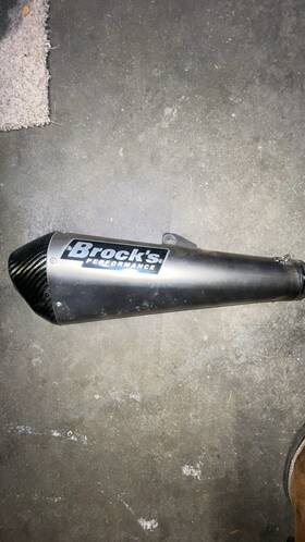 366008 Brocks Performance 15 Inch Penta-carbon Full System Muffler Polished S1000rr 10-14