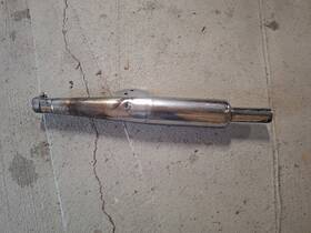 42-2725 Bsa B31 B33 Swinging Arm Frame Muffler Exhaust Pipe Silencer Oem Vintage