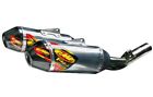 041497 Caps Factory Dual Aluminum 4.1 41497 Carbon Slip-ons Rct Fiber Fmf