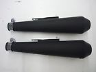 Cb400t Emgo Honda Hawk Flat Black Cafe Reverse Cone Shorty Exhaust Mufflers Pipes