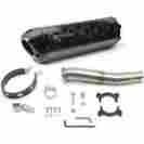005-3020407v-b Cbr250r Two Brothers Racing M2 Vale Slip-on Exhaust Muffler Honda 2011 To 2013
