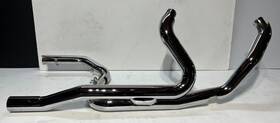 1802-0394 Cobra Harley 17-later M8 Trike True Dual Pro Chamber Header Pipe